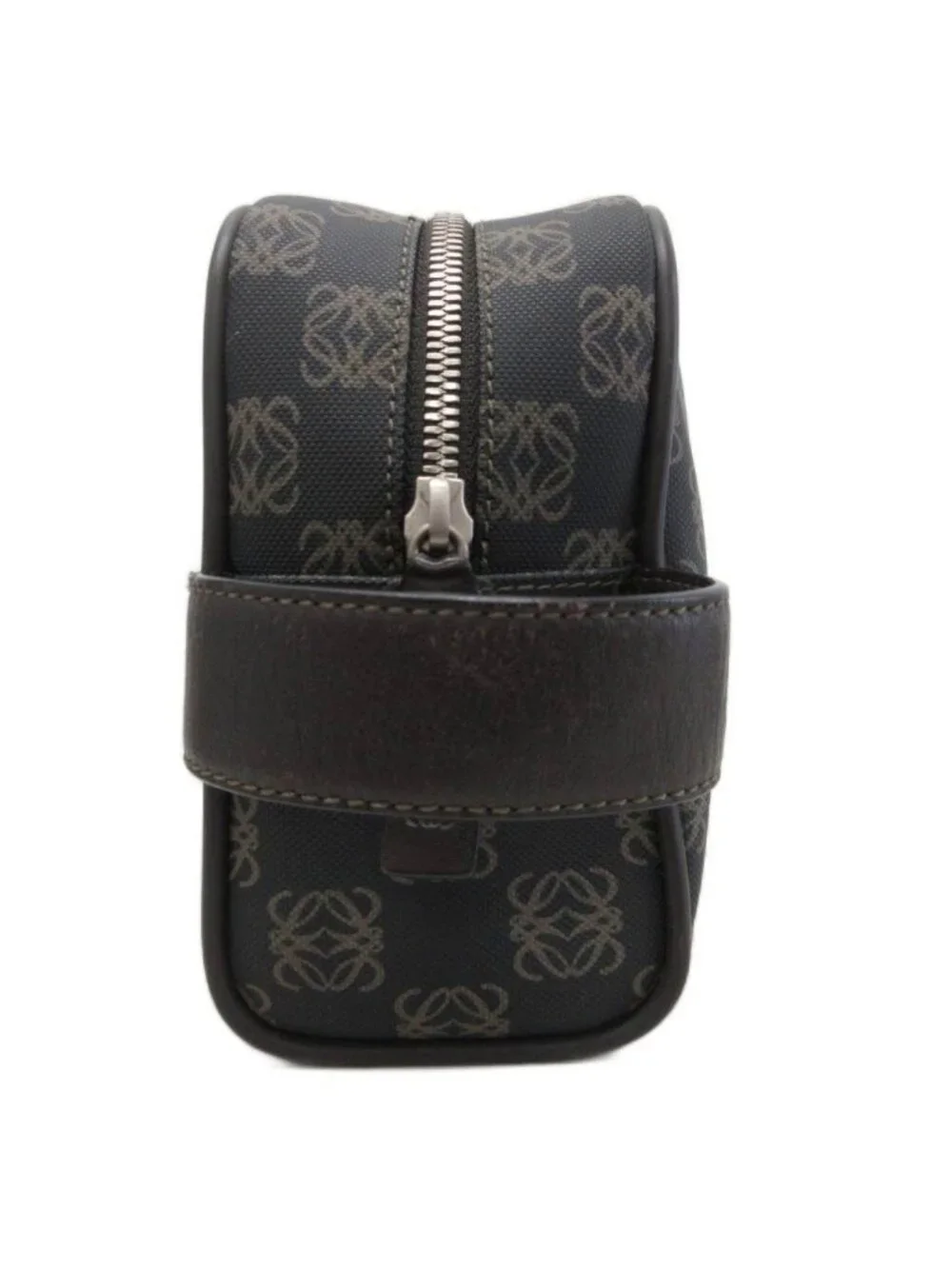 Loewe Anagram Clutch All Over Pattern Dark Gray